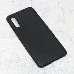 Ovitek Carbon fiber za Samsung Galaxy A30s, Galaxy A50, Galaxy A50s, Teracell, črna