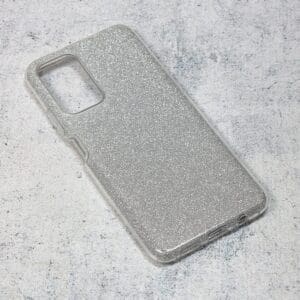 Ovitek Crystal Dust za Xiaomi Poco M4 Pro 4G, Teracell, srebrna