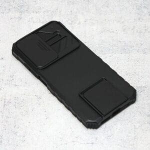 Ovitek Crashproof Back in naklonom za Xiaomi Redmi Note 11, Redmi Note 11S, Teracell, črna