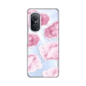 Ovitek Print Skin za Huawei Nova 9 SE My Print Cover Pink Clouds, roza in prozorna