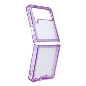 Ovitek Clear TPU za Samsung Galaxy Z Flip 4 SM-F721B, Teracell, vijolična