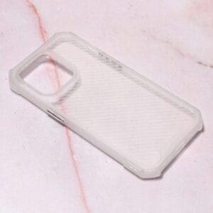 Ovitek Carbon Crystal za Apple iPhone 14 Pro 6.1, Teracell, bela