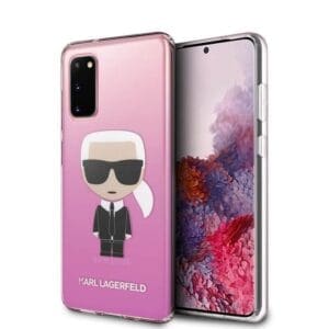Ovitek Glasses za Samsung Galaxy S20 G980F, Karl Lagerfeld, roza