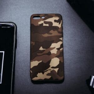 Ovitek Army style za Apple iPhone 8 plus, iPhone 7 plus, Teracell, rjava