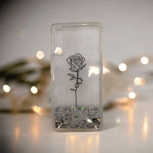 Ovitek Flower G1955 za Samsung Galaxy A7 2018 A750F, Teracell, srebrna