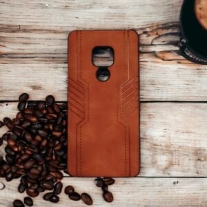 Ovitek leather look Z1873 za Huawei Mate 20, Teracell, rjava