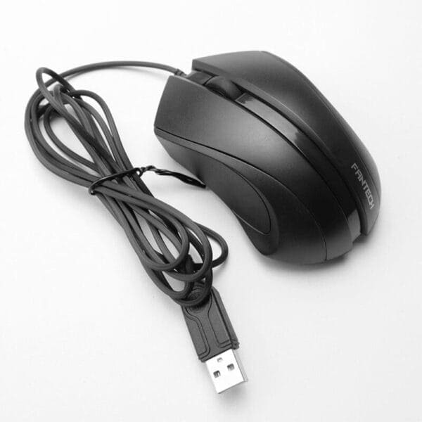 Miška T533 pisarniška, USB, Fantech, črna - slika 3