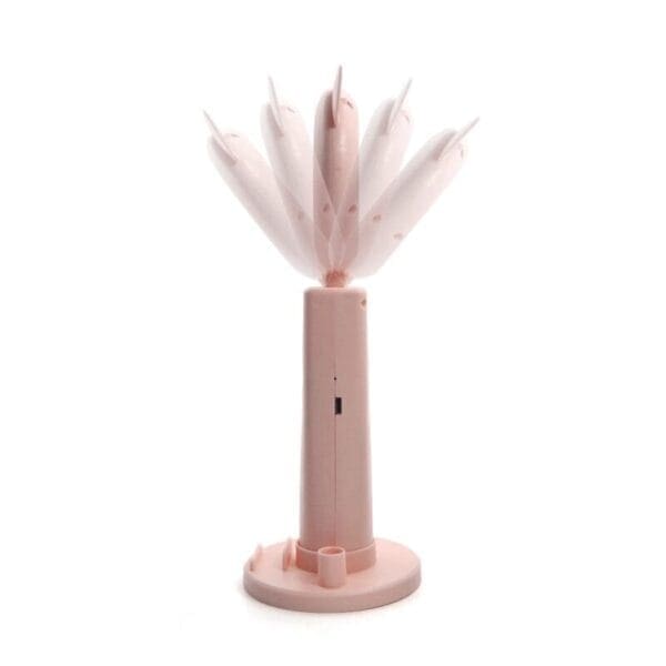 Selfie komplet K5 stojalo za telefon LED light, USB, za makeup, Teracell, namizni, pink - slika 4