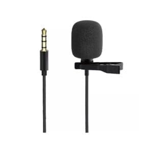Mikrofon K06 Clip Micdo Series, 3.5mm AUX, Remax, 1.5m, črna