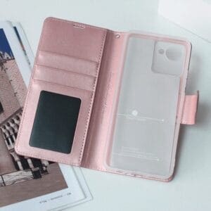Preklopni Etui za Realme C30 Hanman, Canvas ORG, roza