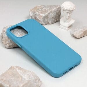 Ovitek Beautiful Shine Leather za Apple iPhone 12 6.1, Teracell, svetlo modra