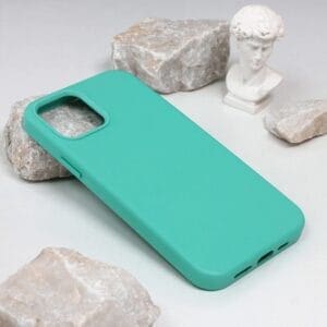 Ovitek Beautiful Shine Leather za Apple iPhone 12 6.1, Teracell, turkizna