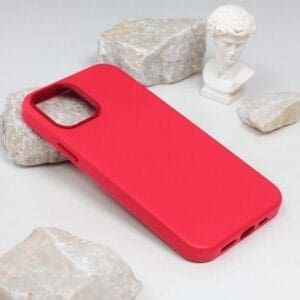 Ovitek Beautiful Shine Leather za Apple iPhone 12 6.1, Teracell, rdeča