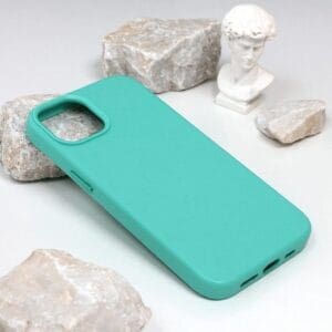 Ovitek Beautiful Shine Leather za Apple iPhone 14 6.1, Teracell, turkizna