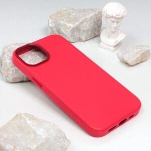 Ovitek Beautiful Shine Leather za Apple iPhone 14 6.1, Teracell, rdeča