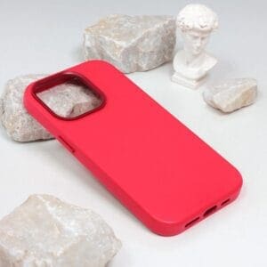 Ovitek Beautiful Shine Leather za Apple iPhone 14 Pro 6.1, Teracell, rdeča