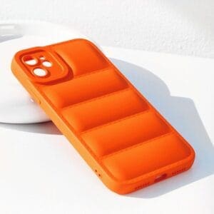 Ovitek Feather TPU za Apple iPhone 11 6.1, Teracell, oranžna