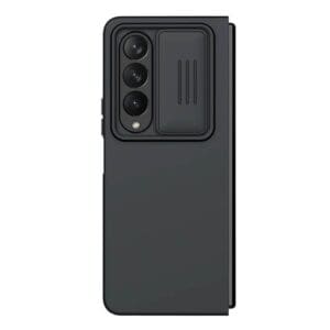 Ovitek CamShield Silky za Samsung Galaxy Z Fold 4, Nillkin, črna