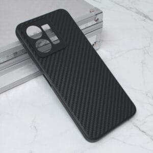 Ovitek Carbon fiber za Vivo Y22s, Y35, Teracell, črna