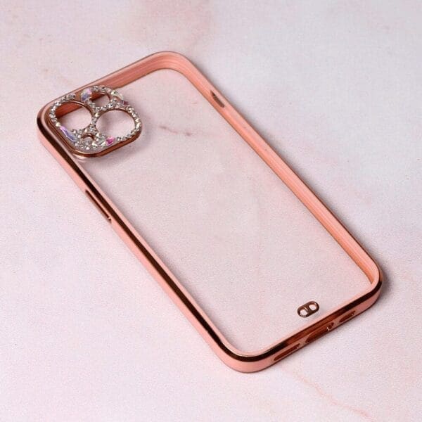 Ovitek Cirkon Camera za Apple iPhone 14, Teracell, roza