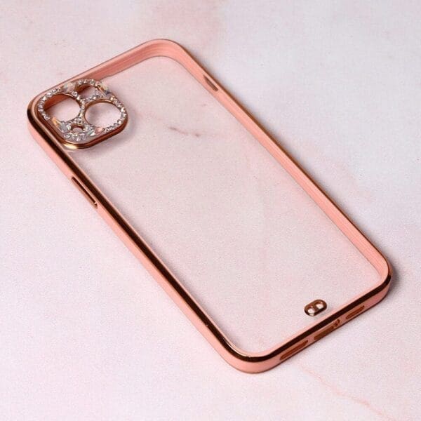 Ovitek Cirkon Camera za Apple iPhone 14 Plus, Teracell, roza