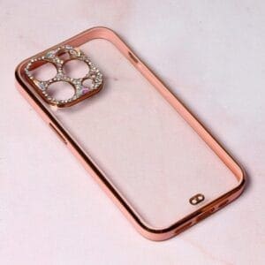 Ovitek Cirkon Camera za Apple iPhone 14 Pro, Teracell, roza