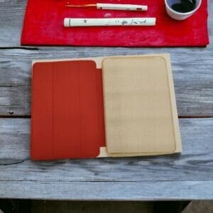 Preklopni Etui za tablico za Apple iPad mini 4/5 Teracell, Smart cover, rdeča in prozorna