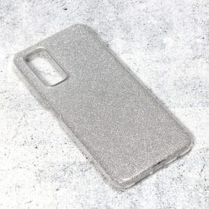 Ovitek Crystal Dust za Xiaomi Redmi Note 11, Redmi Note 11S, Teracell, srebrna