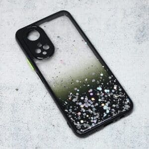 Ovitek Frame Glitter za Honor X7, Teracell, črna