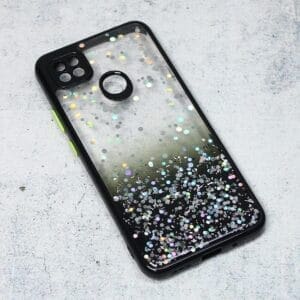 Ovitek Frame Glitter za Xiaomi Redmi 10A, Teracell, črna