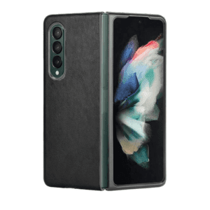 Ovitek Leather za Samsung Galaxy Z Fold 4, Teracell, črna