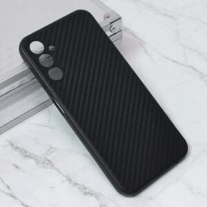 Ovitek Carbon fiber za Samsung Galaxy A14 4G A145R, Galaxy A14 5G A146B, Teracell, črna