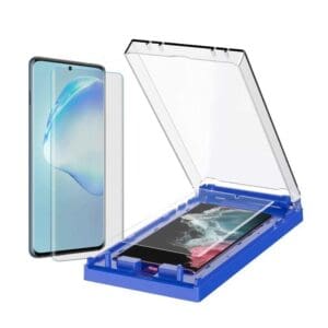 Zaščitno steklo ukrivljeno za Samsung Galaxy S21 Ultra 5G Box, PET 0.13mm 6H, prozorna