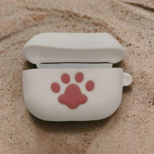 Etui za slušalke Paw silikonski za Apple AirPods Pro 1/2, Teracell, bela