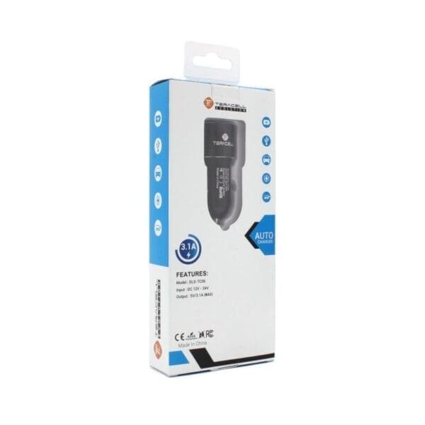Avto polnilec TC-06 Evolution, micro USB, Teracell, 1m, črna - slika 4