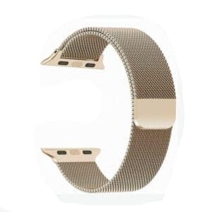 Pas za pametno uro metalik za Apple Watch 42/44/45 mm, Teracell, 42/44/45 mm, zlata