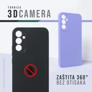 Ovitek 3D Camera za Samsung Galaxy S23 Plus, Teracell, vijolična