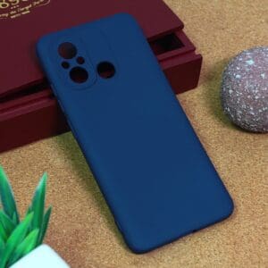 Ovitek Giulietta mat za Xiaomi Redmi 12C, Teracell, temno modra