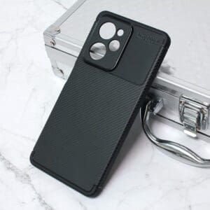 Ovitek Defender Carbon za Xiaomi Redmi Note 12 Pro, Teracell, črna