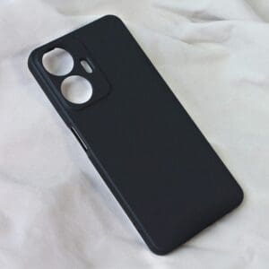 Ovitek Soft Velvet za Realme C55, Teracell, črna
