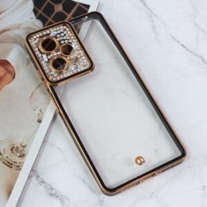 Ovitek Cirkon Camera za Xiaomi Redmi Note 12 Pro, Teracell, črna