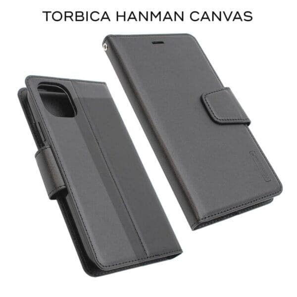 Preklopni Etui za Apple iPhone 8/7/SE 2022/2020 Hanman, Canvas ORG, roza - slika 2