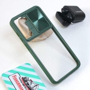 Ovitek CamShield za Samsung Galaxy S21 FE 5G G990B, Teracell, zelena