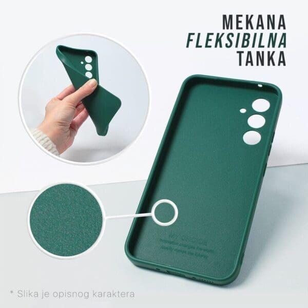 Ovitek 3D Camera za Samsung Galaxy A14 4G/5G, Teracell, črna - slika 3