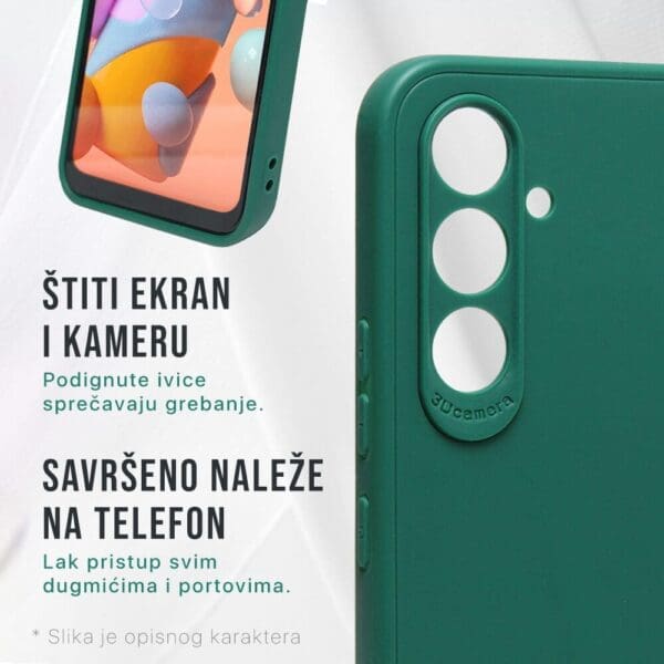 Ovitek 3D Camera za Samsung Galaxy A14 4G/5G, Teracell, črna - slika 4