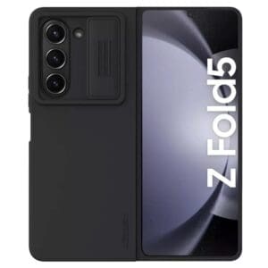 Ovitek CamShield Silky za Samsung Galaxy Z Fold 5 SM-F946B, Nillkin, črna