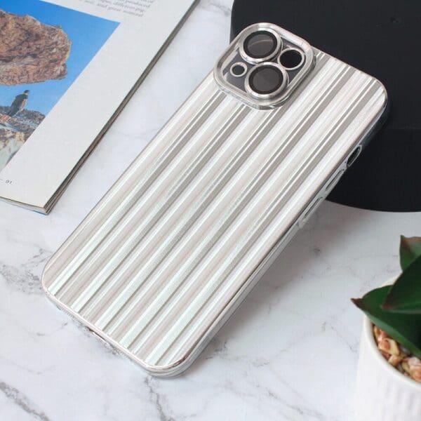 Ovitek Shining Line za Apple iPhone 14 6.1, Teracell, siva