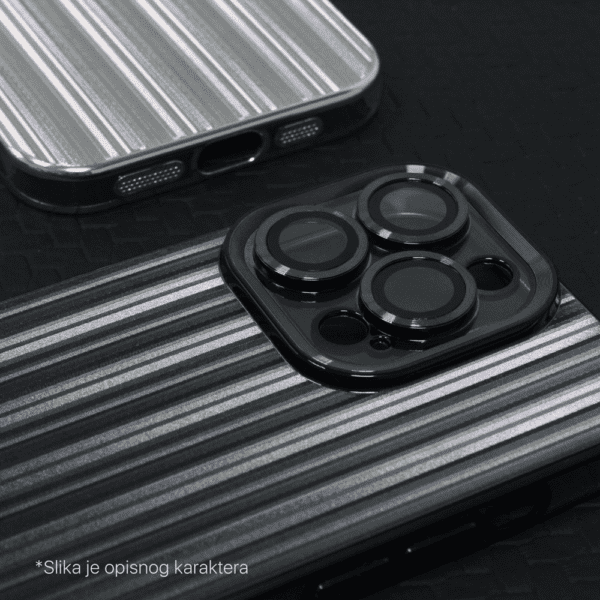 Ovitek Shining Line za Apple iPhone 14 6.1, Teracell, siva - slika 4