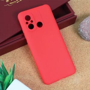 Ovitek Giulietta mat za Xiaomi Redmi 12C, Teracell, rdeča