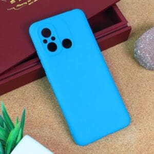 Ovitek Giulietta mat za Xiaomi Redmi 12C, Teracell, svetlo modra